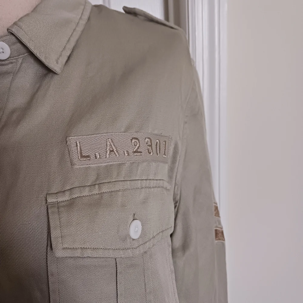 Rails Revolve Conrad Military Jacket in Pistachio Arrow Patch - Picture 13 of 16